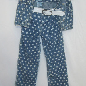 Vintage Guess Starred Denim Outfit